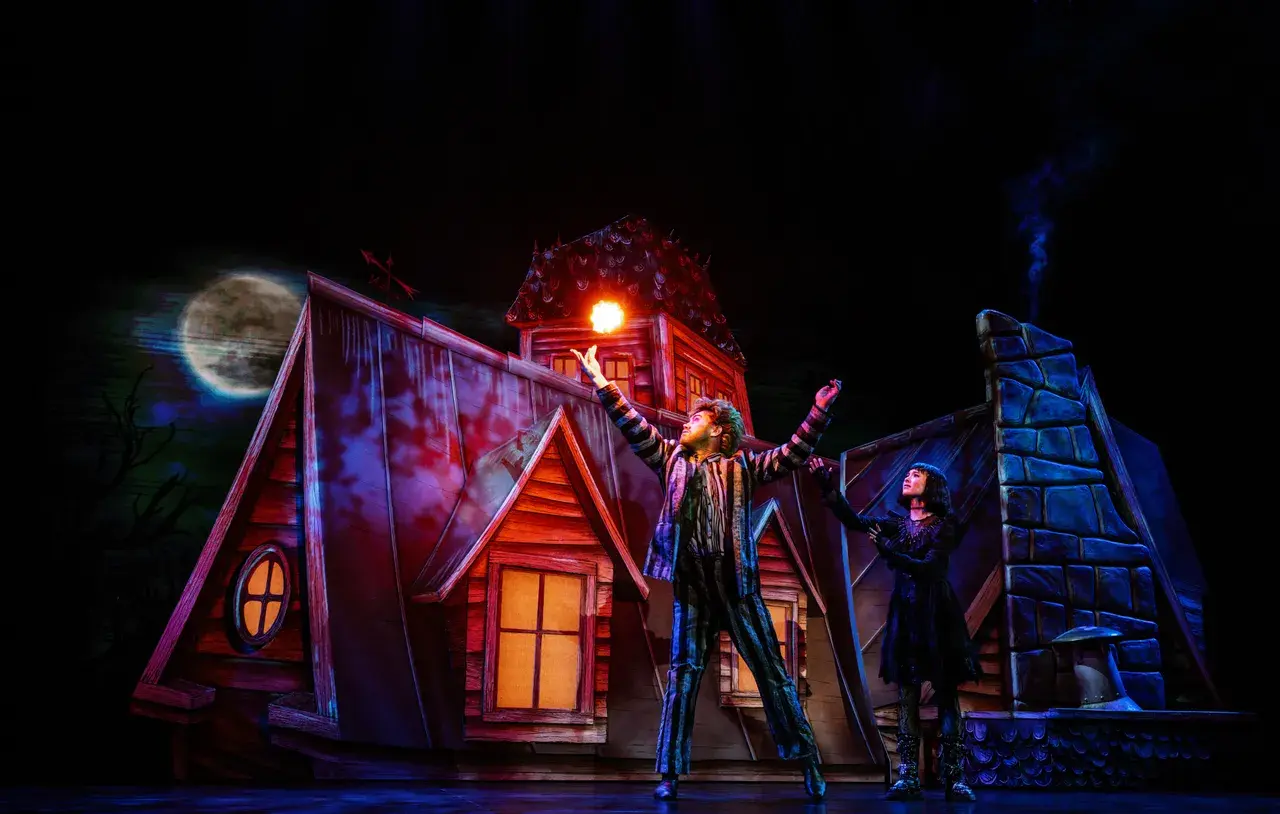 Beetlejuice The Musical on stage - TSA integrated automation and rigging package