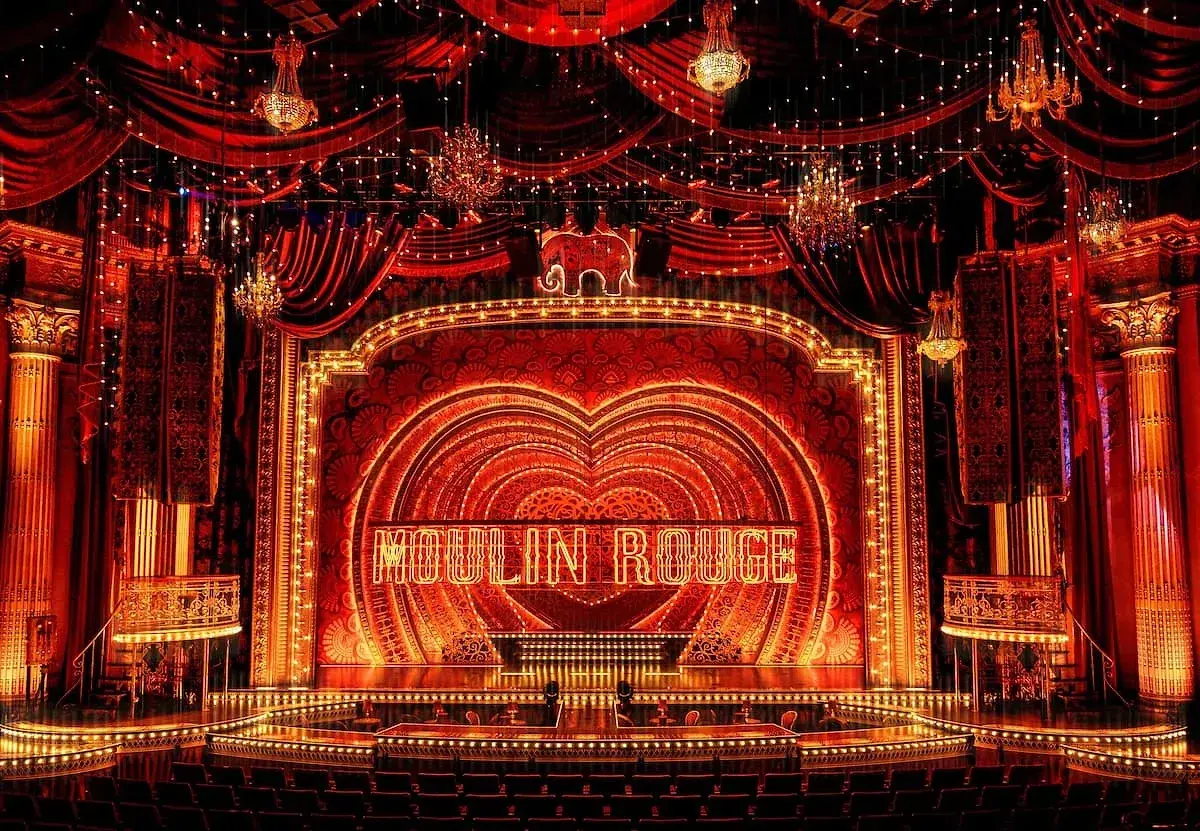 Theatre soft goods and rigging maintained in-house