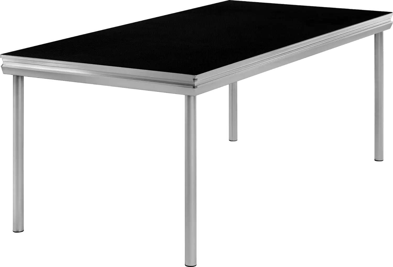 Xstage S10 stage deck on its aluminium legs